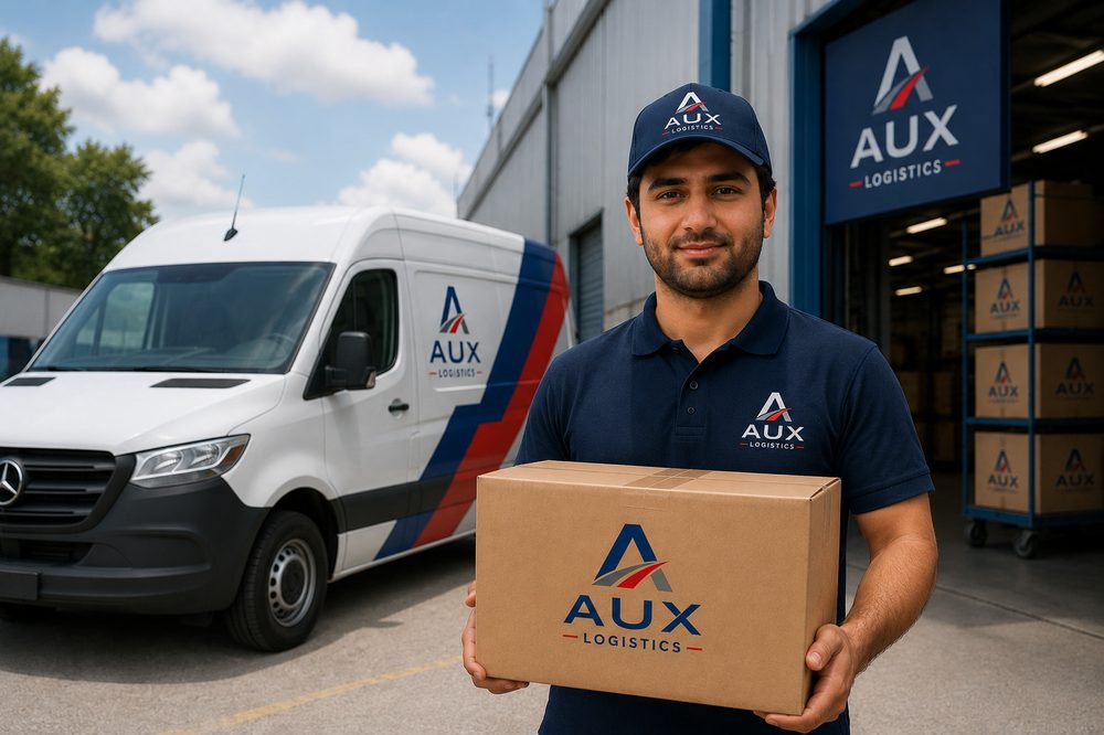 AUX Logistics same day courier handover