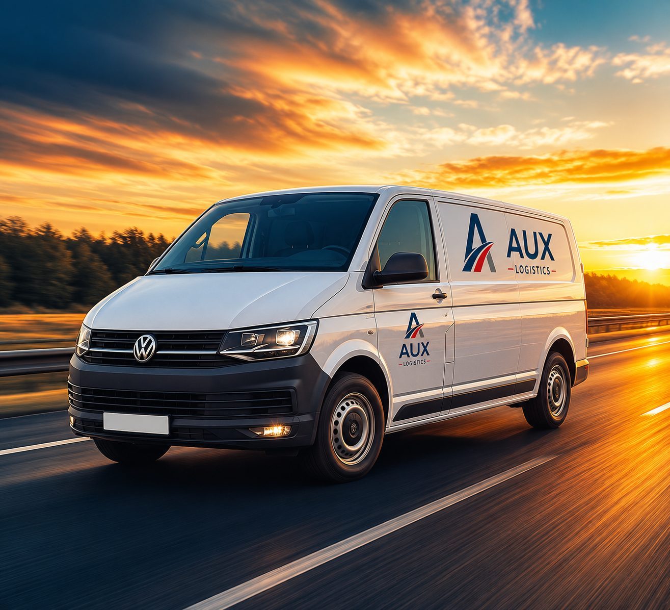 AUX Logistics Fleet — Small Van, Medium Panel Van and Large Panel Van